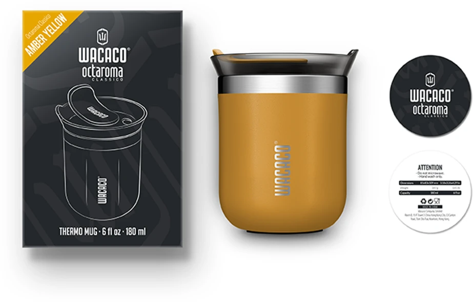 Kavos aparatas WACACO Octaroma Classico kavos mug oranžinis