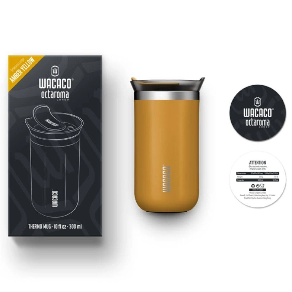 Wacaco Termo puodelis Wacaco OctaromaLungo (geltona) 300ml