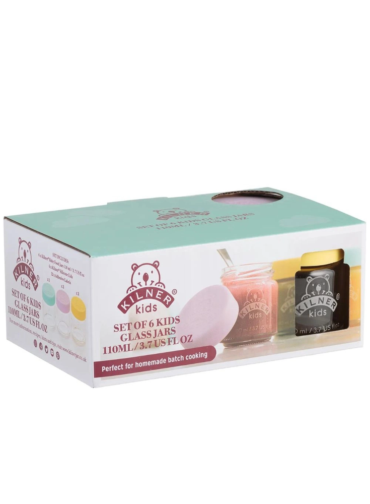 Kilner Rinkinys Rinkinys 6 słoików 110ml 0025.016