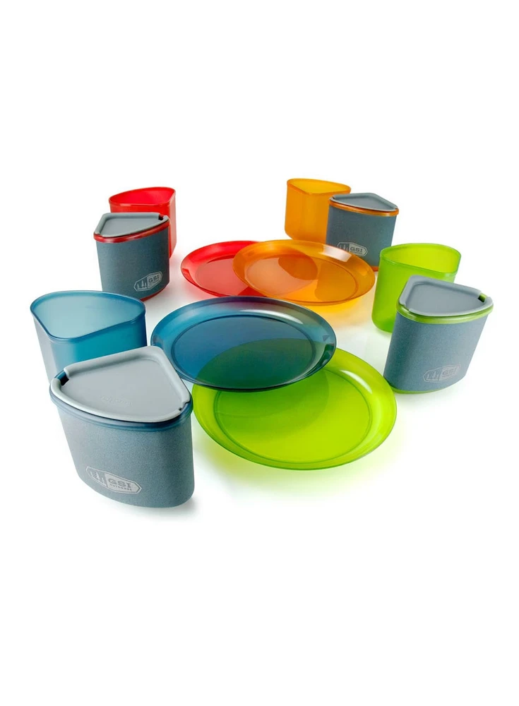 GSI Outdoors Naczynia Infinity 4 asmenų kompaktiški stalai (75420)