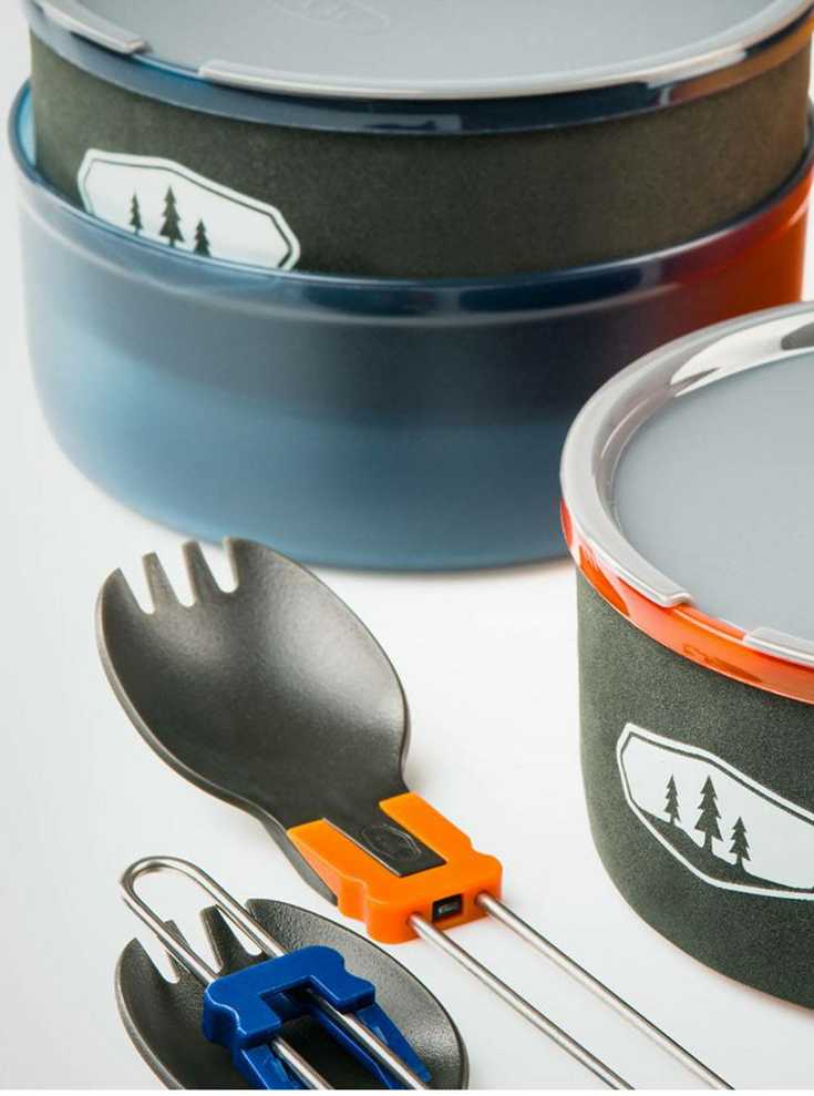 GSI Outdoors Pinnacle Dualist Virtuvės Rinkinys Daugiaspalvis