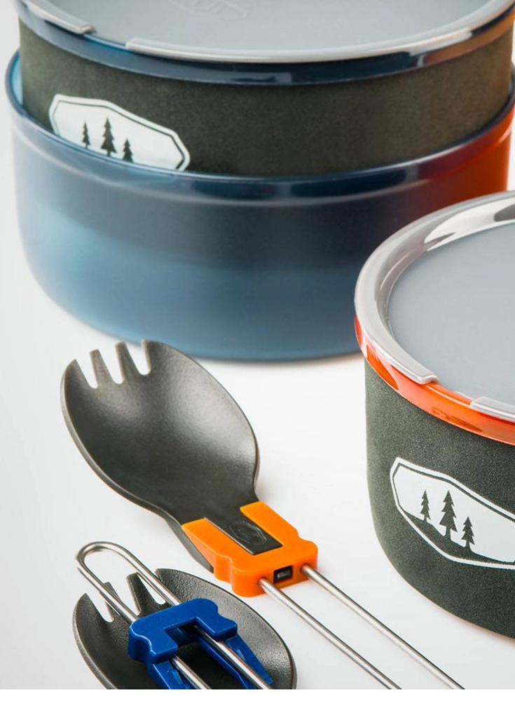 GSI Outdoors Pinnacle Dualist Virtuvės Rinkinys Daugiaspalvis
