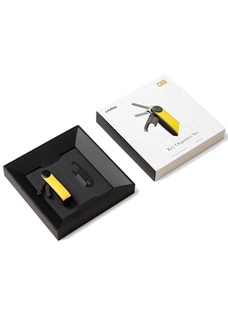 Rinkinys Orbitkey - organizer do kluczy Active Key + Multitool V2 - juodas-universalus