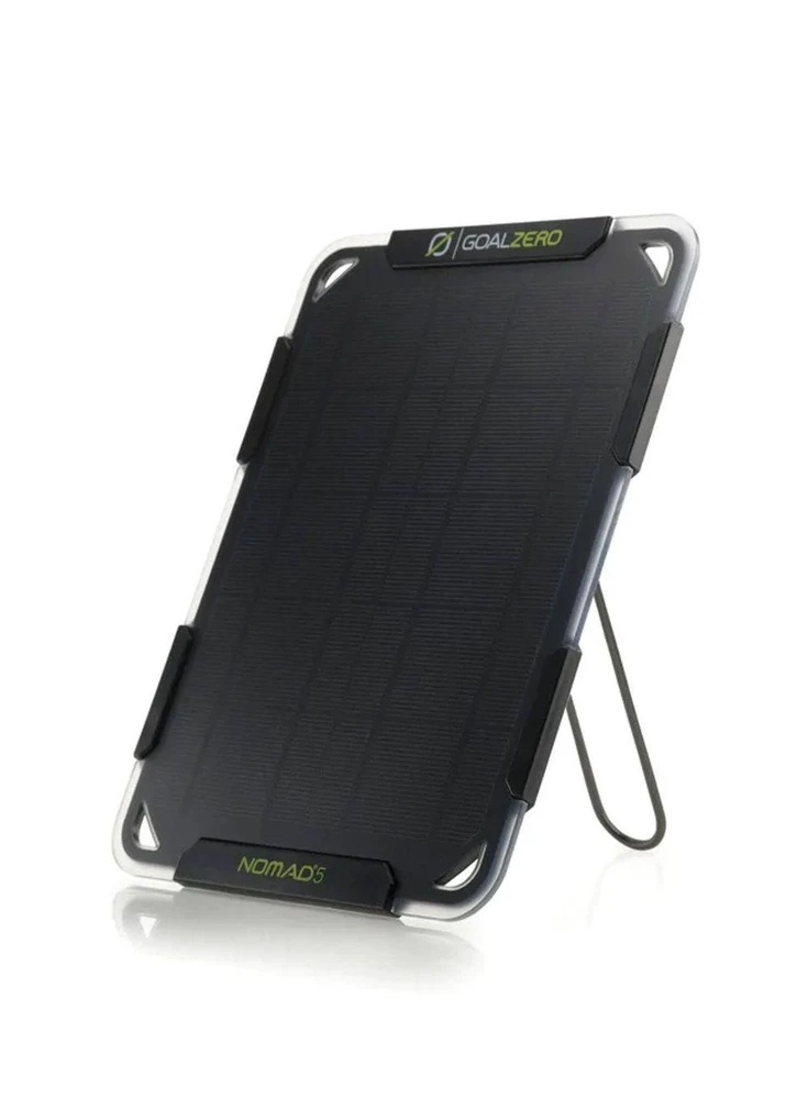 Goalzero „Goal Zero GUIDE 12“ + „NOMAD 5“, juoda, žalia, skaitmeninis fotoaparatas, žibintuvėlis, mobilusis telefonas / išmanusis telefonas, planšetinis kompiuteris, CE, FCC, nikelio-metalo hidrido (NiMH), 2500 mAh, saulės energija varomas, USB