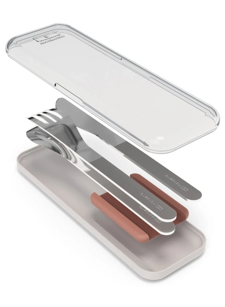 Monbento Slim Box Moka Rosa rožinė