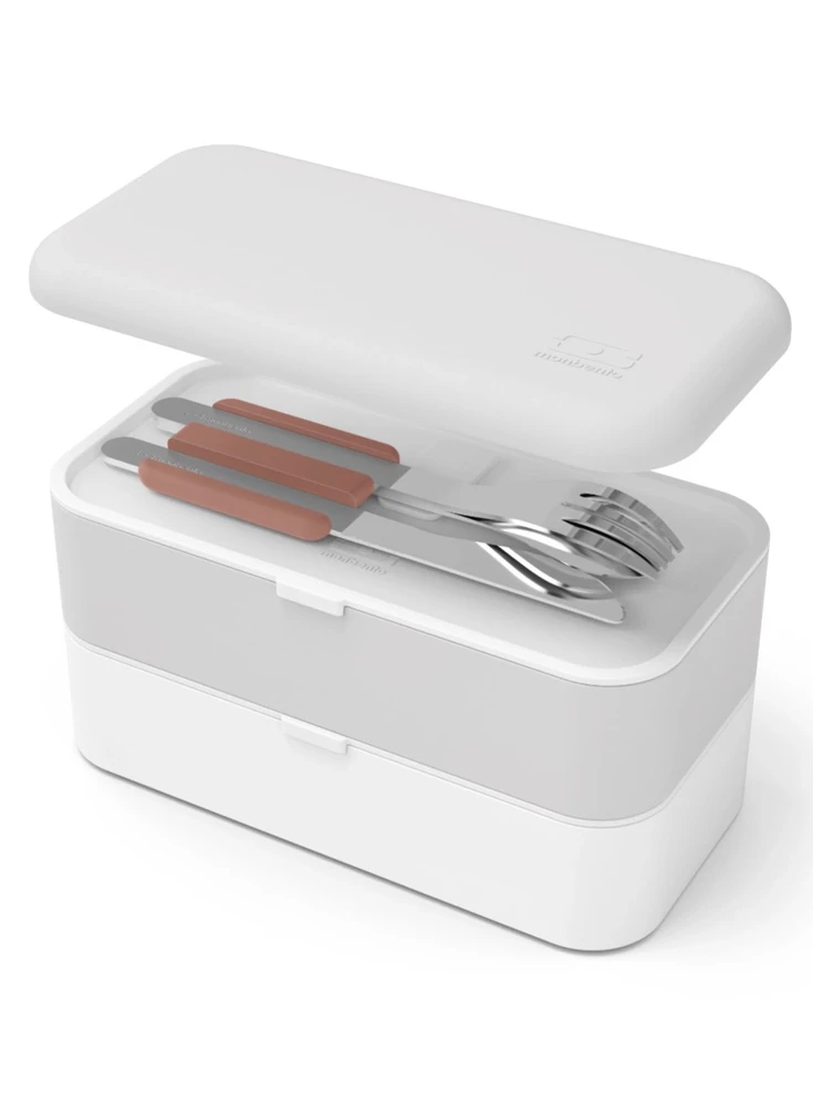 Monbento Slim Box Moka Rosa rožinė