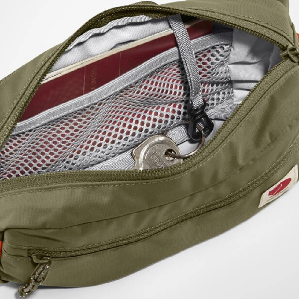 Carruzzo Fjällräven High Coast Hip Pack juosmens krepšys Poliamidas Juoda