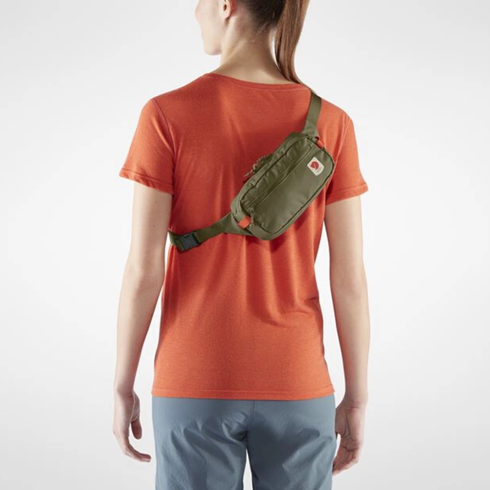 Carruzzo Fjällräven High Coast Hip Pack juosmens krepšys Poliamidas Juoda