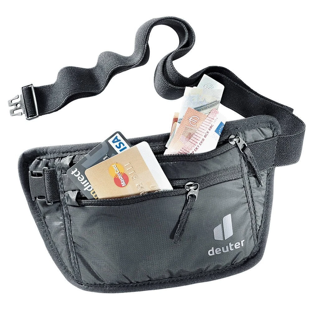 Piniginė ant liemens Deuter Security Money Belt I - Juoda