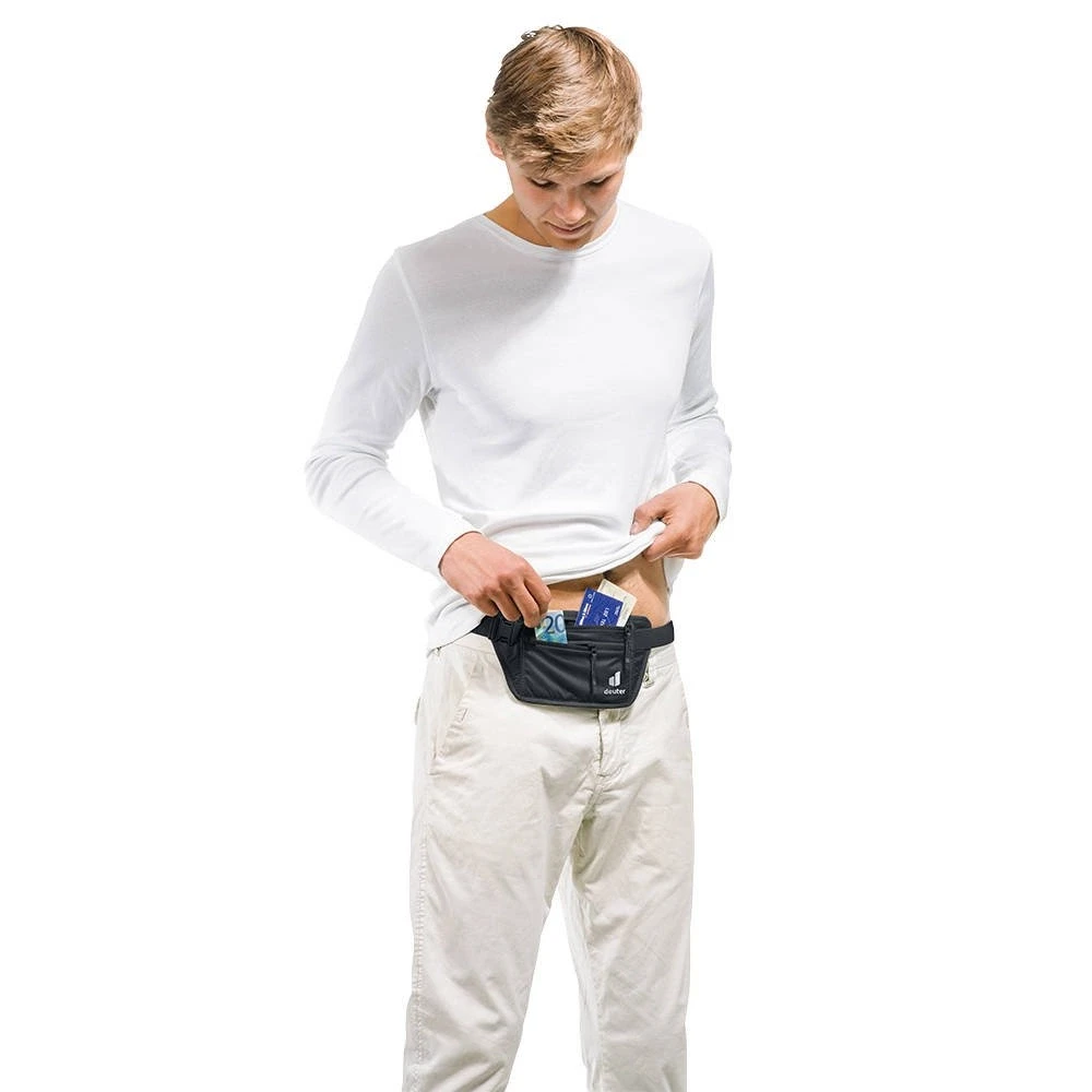 Piniginė ant liemens Deuter Security Money Belt I - Juoda