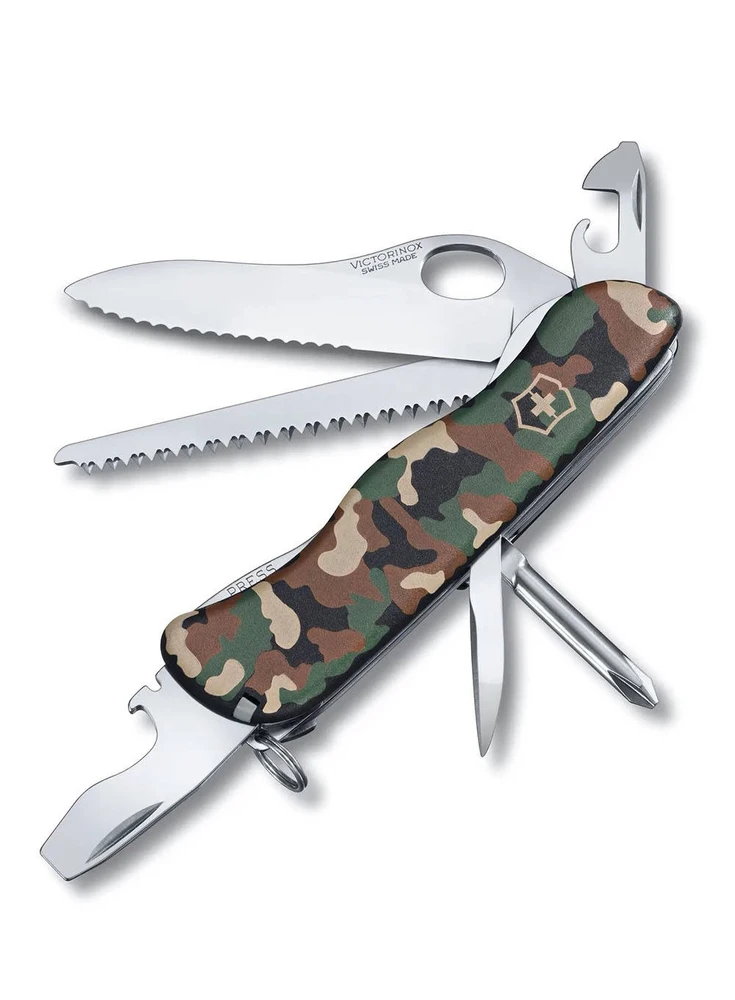 Victorinox Trailfinder peilis su išskleistais įrankiais