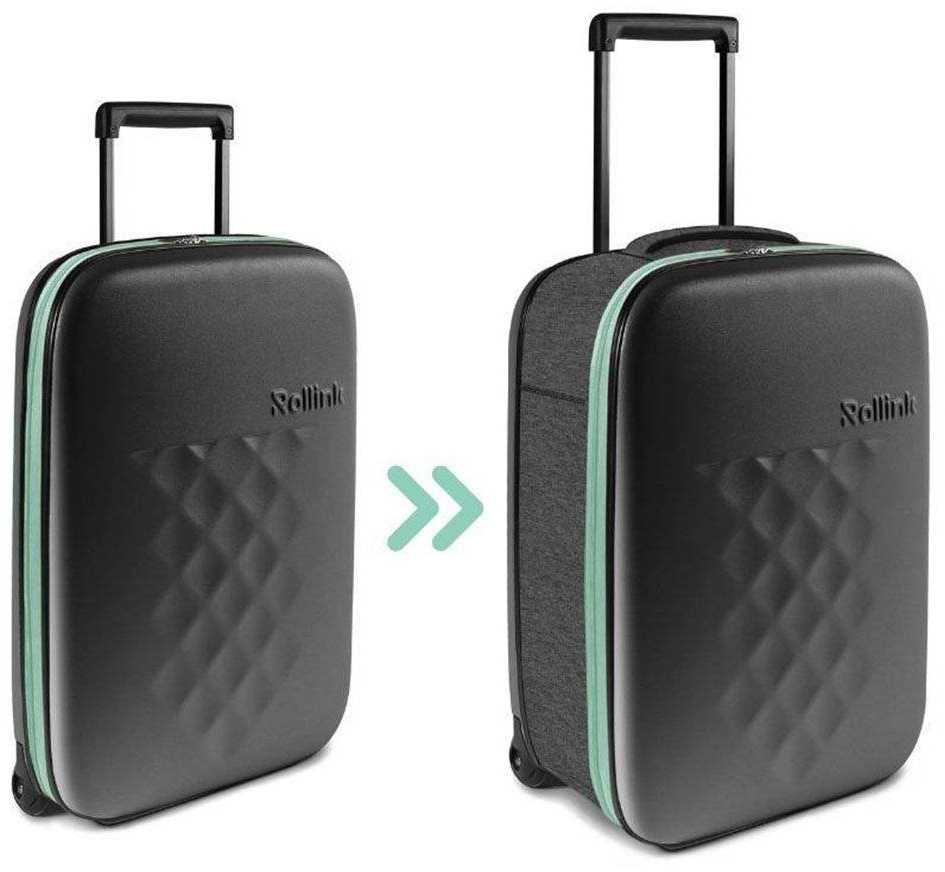 Bez Marki Rollink Flex Eath 55 cm kelioninis lagaminas, Summer Mint