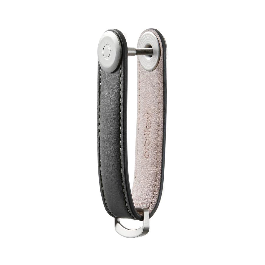 Orbitkey Leather Key Organizer raktų pakabukas, pilkas