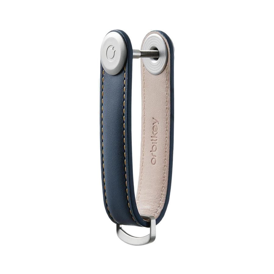 Orbitkey Leather Key Organizer raktų pakabukas, mėlynas