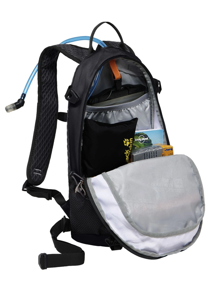 Jack Wolfskin Velocity 12 – lengvas 12l turistinis kuprinės, pilkos