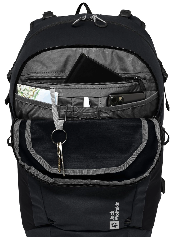 Jack Wolfskin Moab Jam Shape 25 dviračių kuprinė – juoda