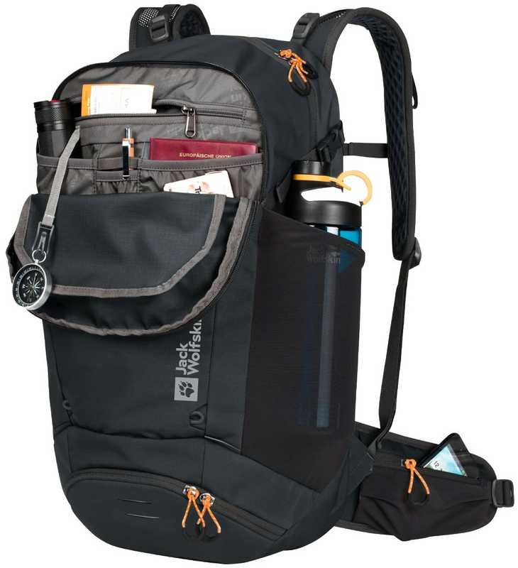 Jack Wolfskin Moab Jam Shape 25 dviračių kuprinė – juoda
