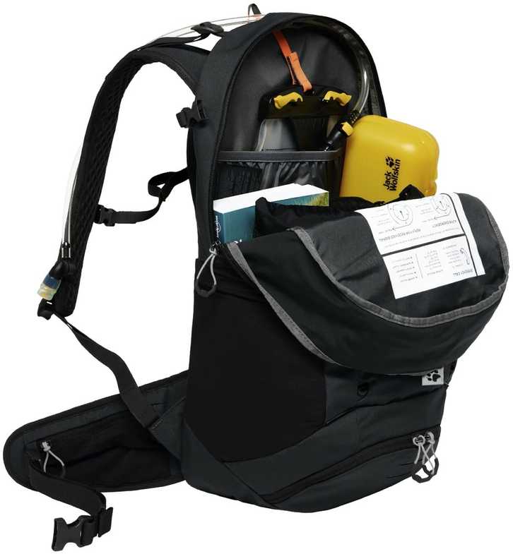 Jack Wolfskin Moab Jam Shape 25 dviračių kuprinė – juoda