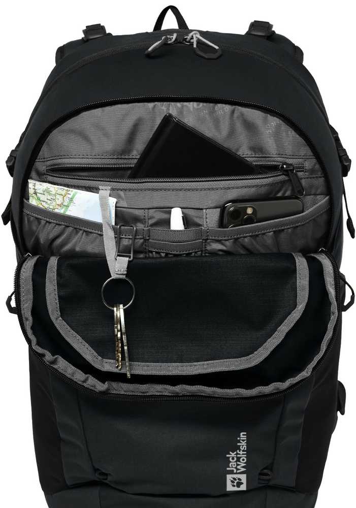 Jack Wolfskin Moab Jam Shape 25 dviračių kuprinė – juoda