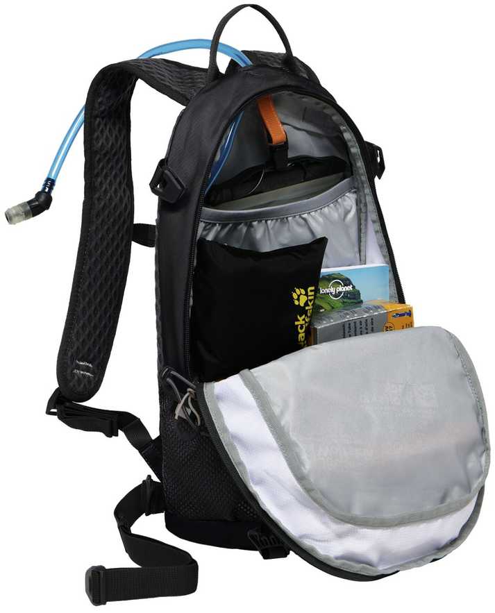 Jack Wolfskin Velocity 12 – lengvas 12l turistinis kuprinės, pilkos