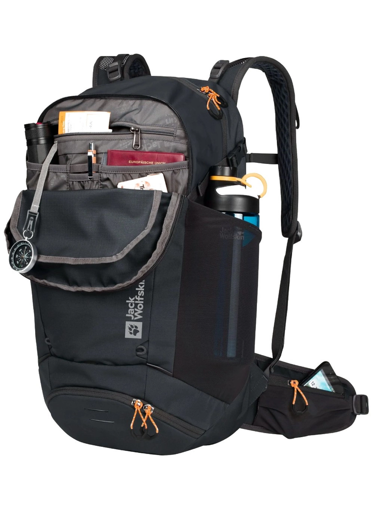 Jack Wolfskin Moab Jam Shape 25 dviračių kuprinė – juoda
