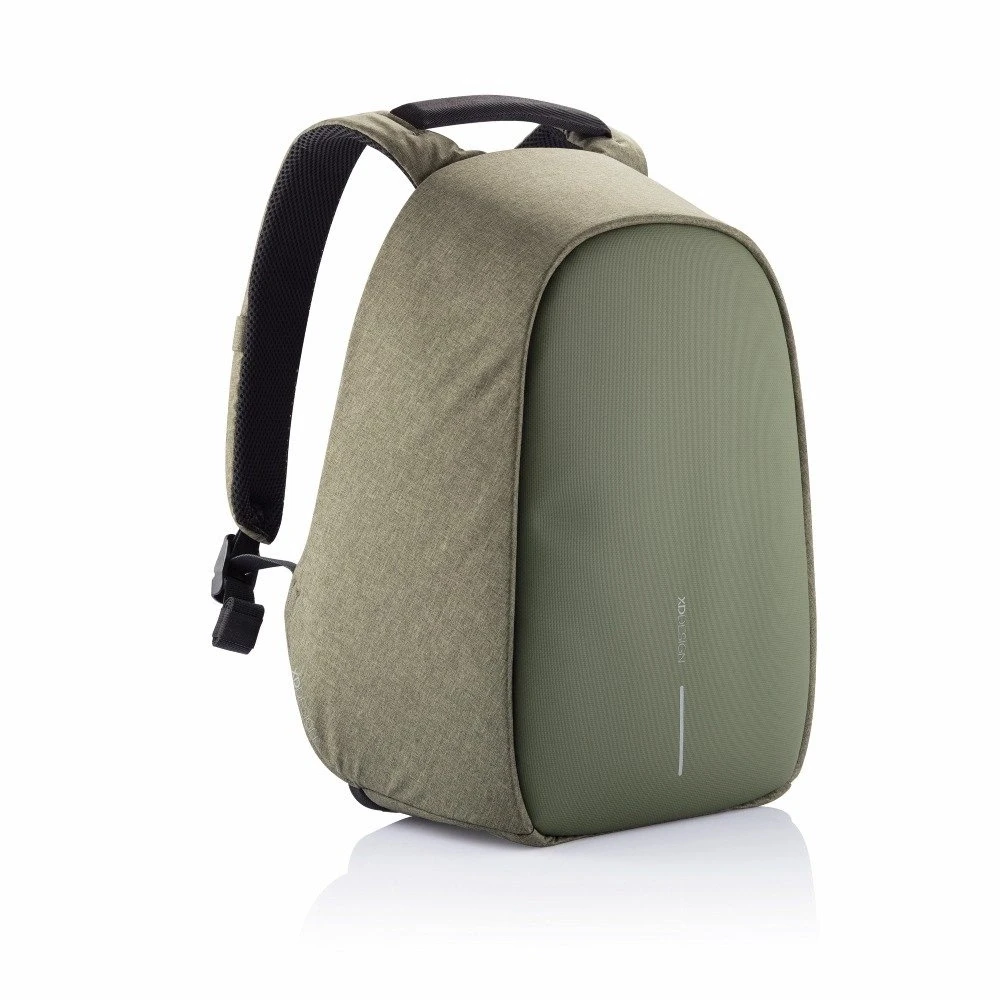 Kuprinė su apsauga nuo vagių XD Design Bobby Hero Regular, Žalios spalvos