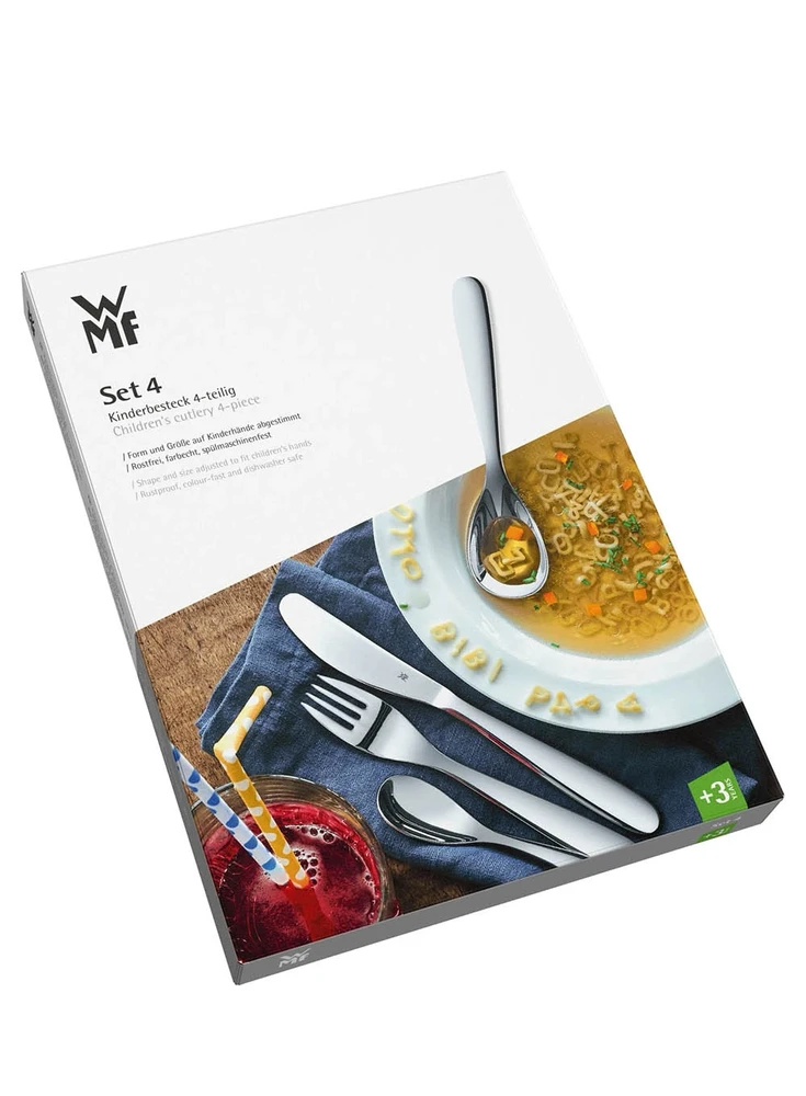 WMF 12.8002.6040 stalo įrankių rinkinys 4 vnt Nerūdijančiojo plieno
