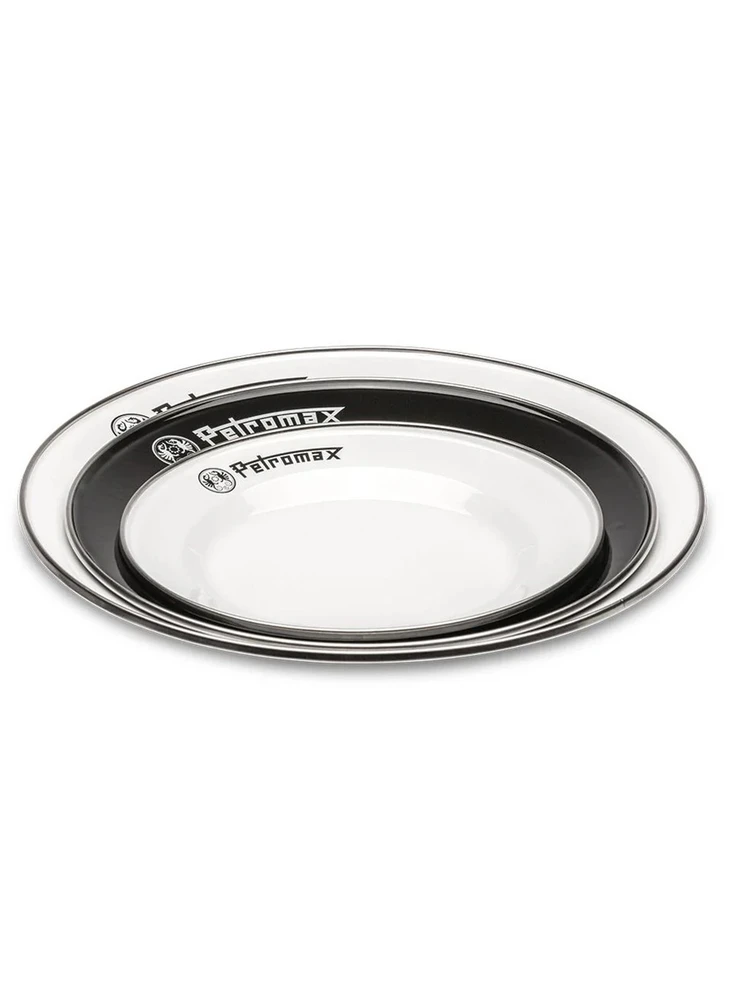 Emaliuotos lėkštutės 2 vnt. 18 cm Petromax Baltos
