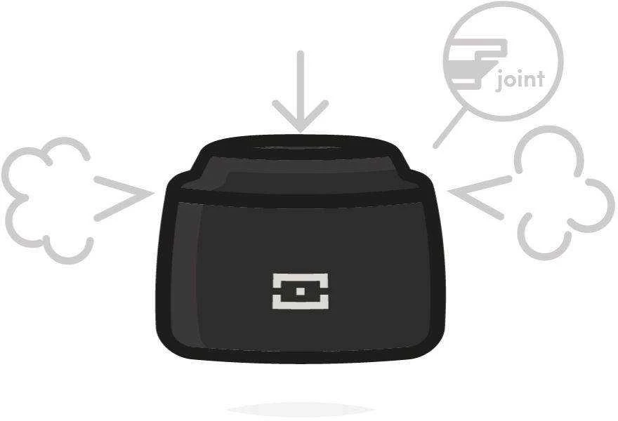 Monbento MB-Termos obiadowy Element, Juodas Onyx