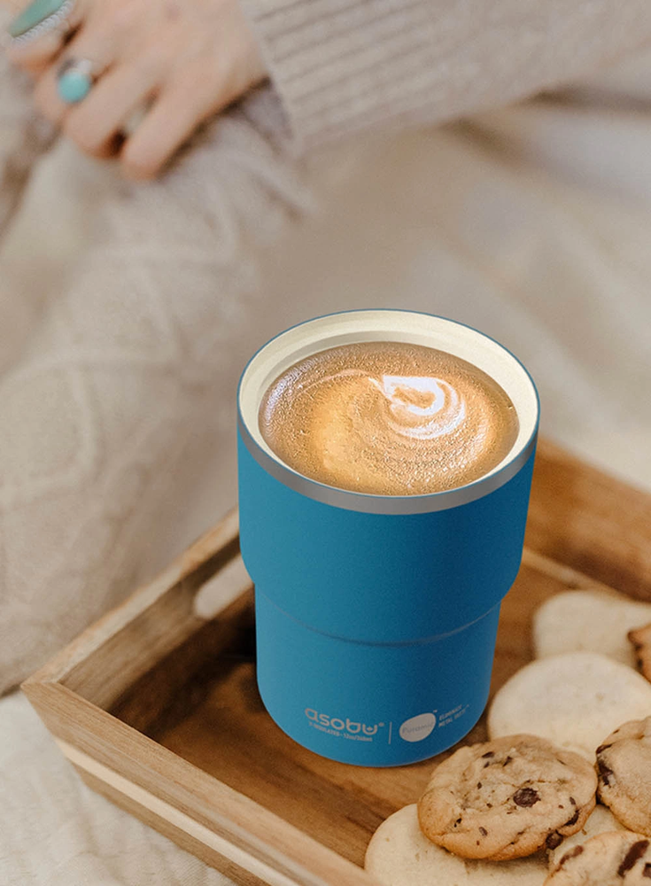 Asobu Coffee Express 360 ml Pastel Mėlyna mėlyna