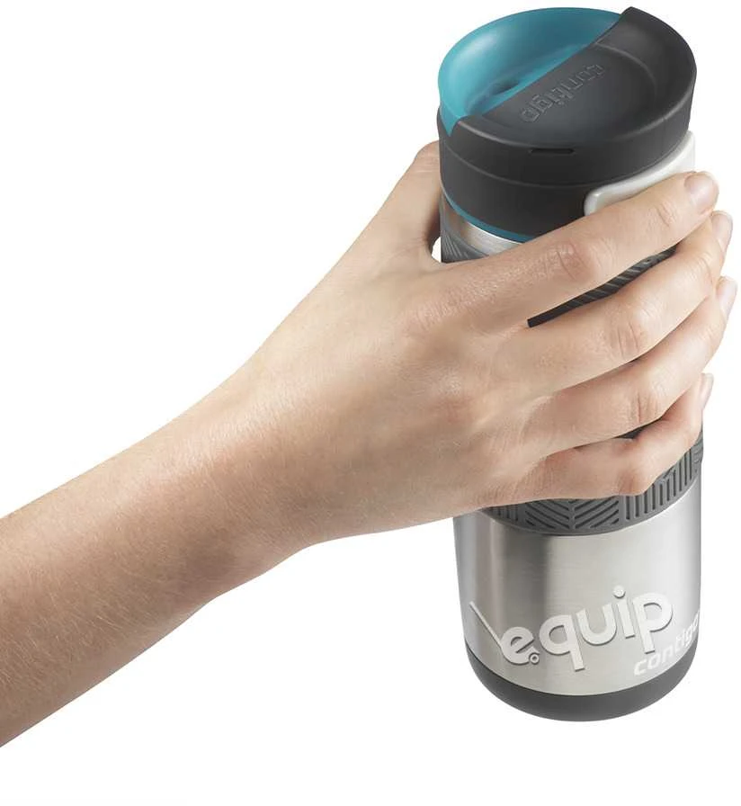 Kelioninis termopuodelis Contigo Metra Travel Mug Matte Juodas 2095401, 470 ml