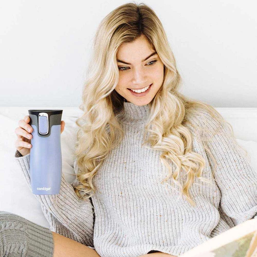 Kelioninis termopuodelis Contigo West Loop Iced Aqua 2137558, 470 ml