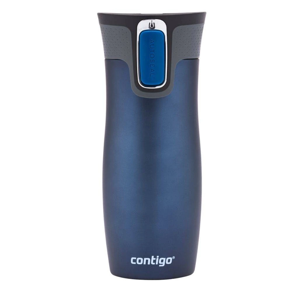 Termo puodelis Contigo West Loop 2.0 470 ml, mėlynas
