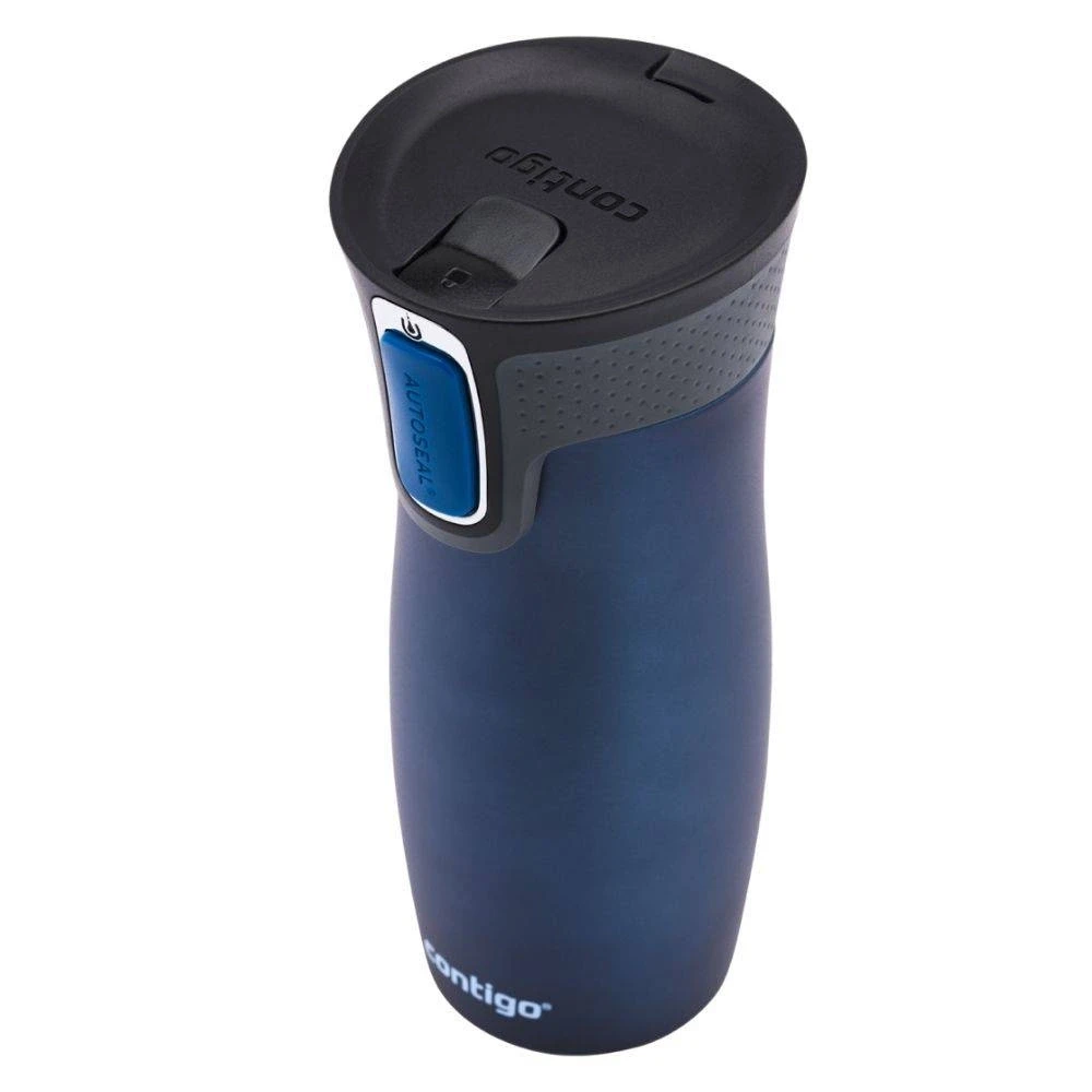 Termo puodelis Contigo West Loop 2.0 470 ml, mėlynas
