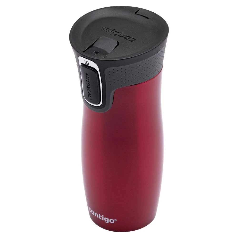 Termopuodelis Contigo West Loop Raudona 2095849, 470 ml, raudonas