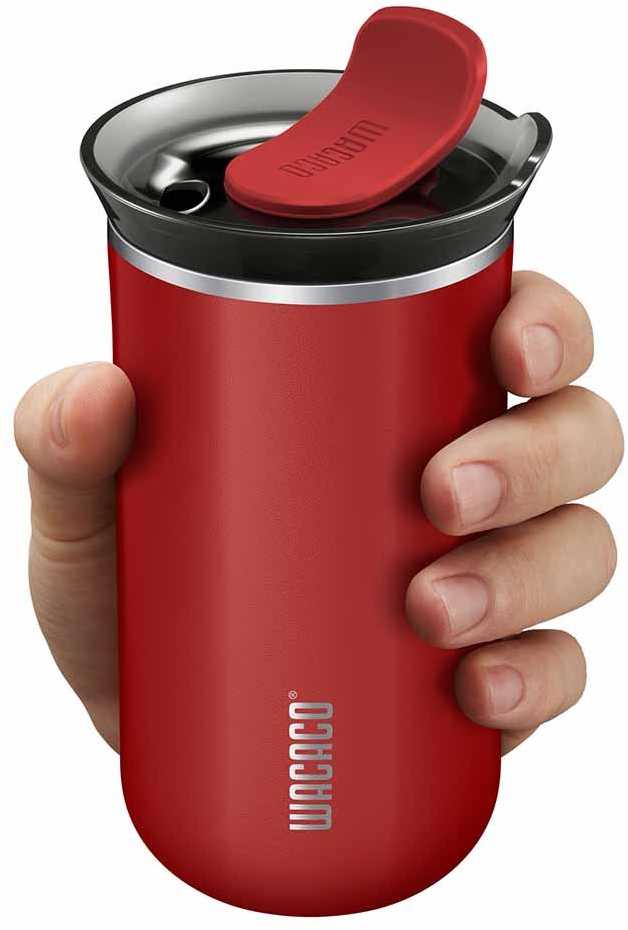 Wacaco Termo puodelis Wacaco Octaroma Lungo - (raudona) 300ml