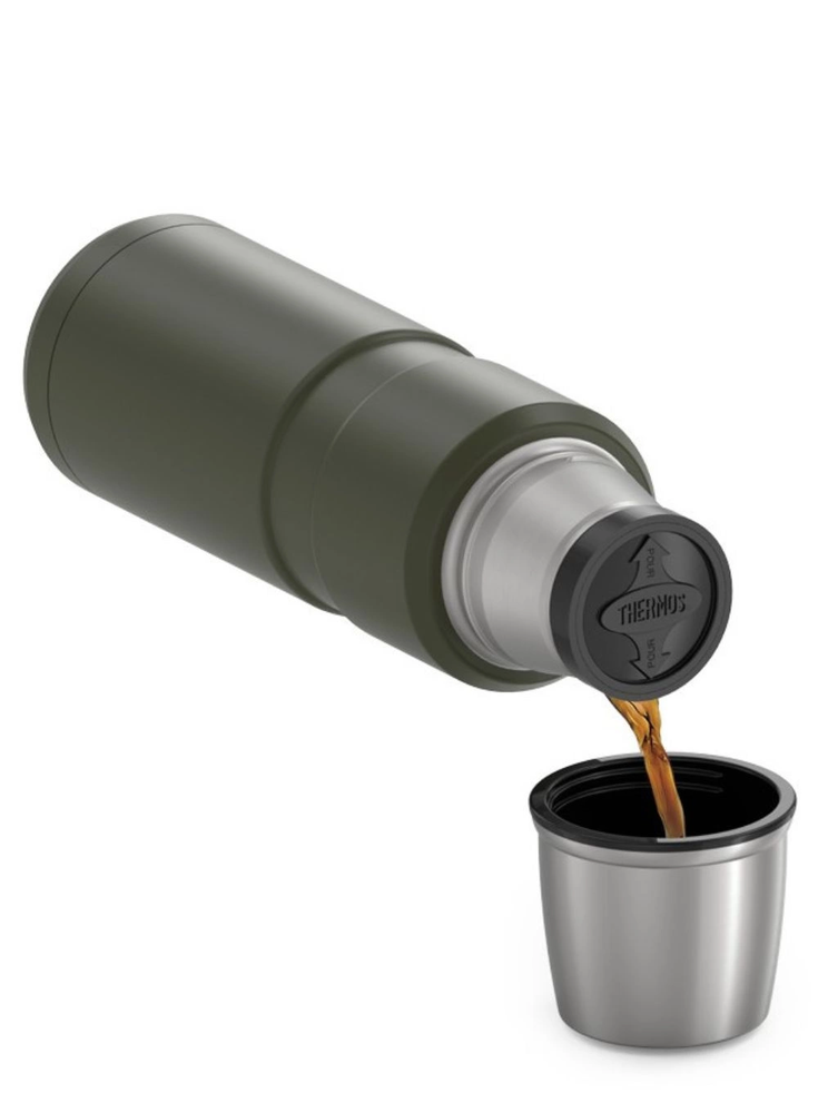 THERMOS 470 ml beverage thermos - army žalias