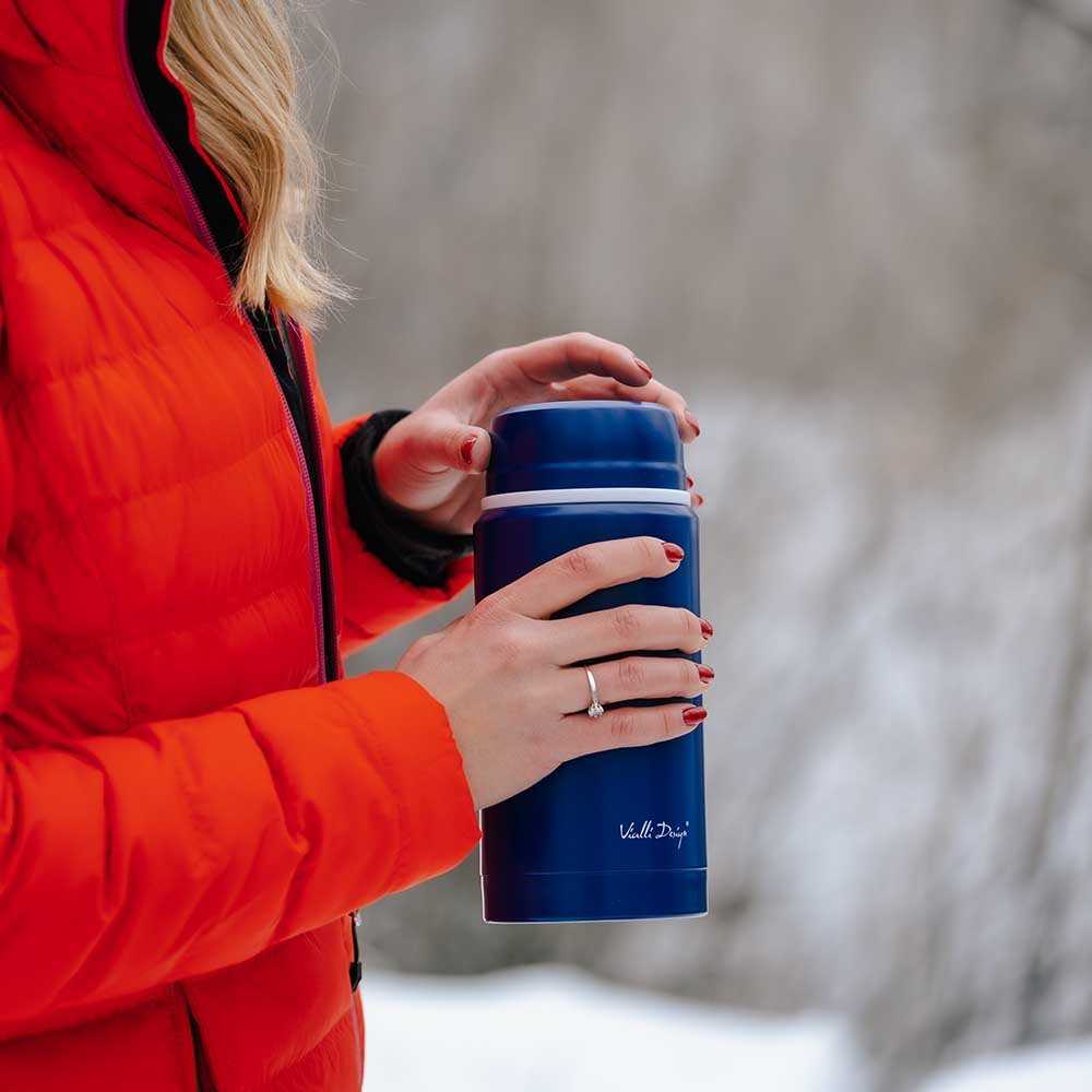 Vialli Design Dinner thermos 750ml navy mėlynas 8142