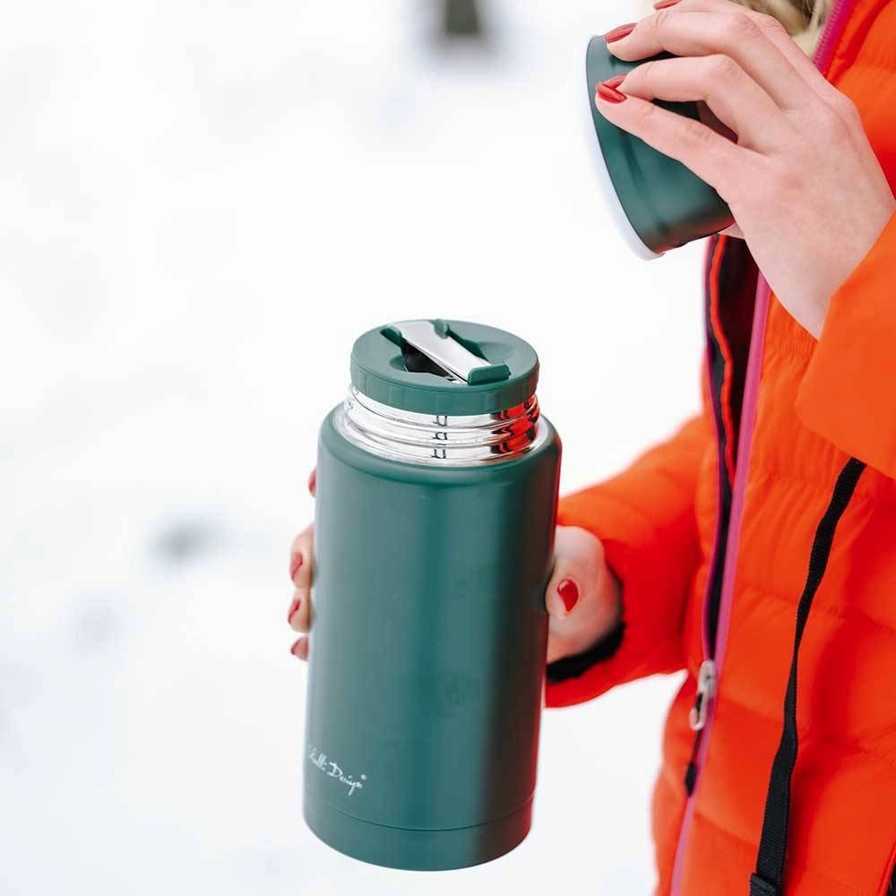 Vialli Design Kulig Spolka su o.o (Lenkija) Termosas maistui, nerūdijantis plienas, žalias 750ml