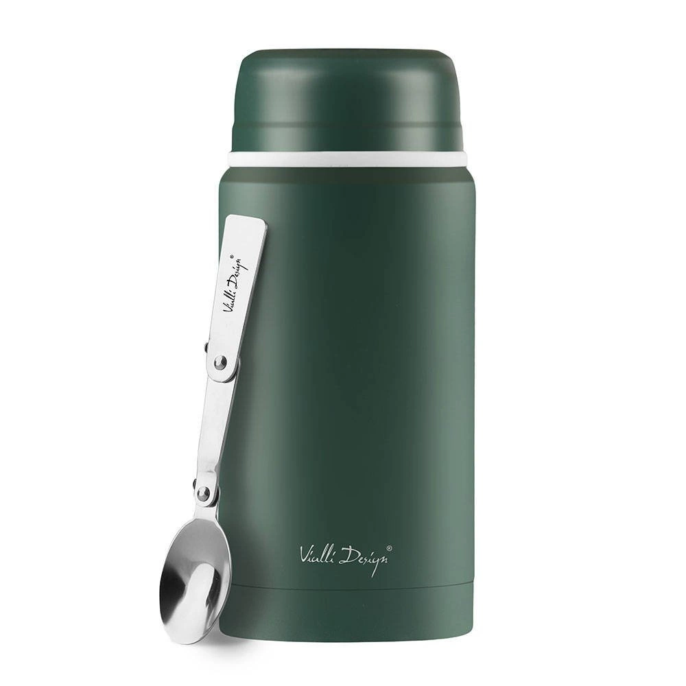 Vialli Design Kulig Spolka su o.o (Lenkija) Termosas maistui, nerūdijantis plienas, žalias 750ml