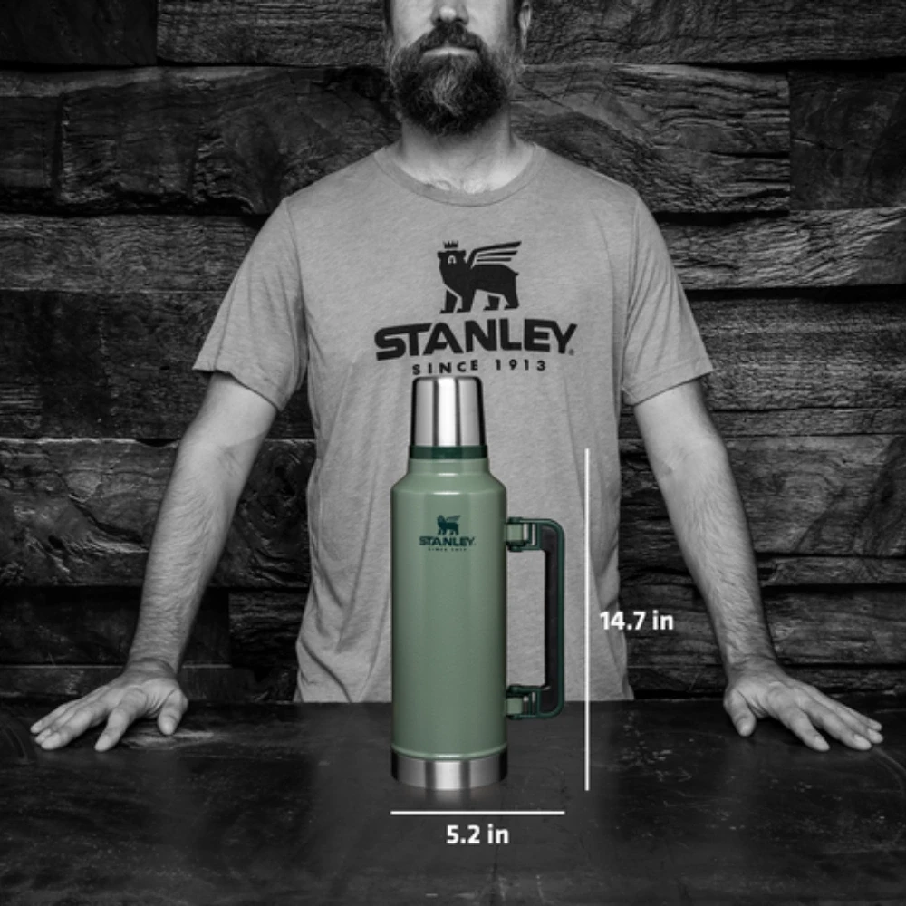 Termosas Stanley Classic Legendary, 1,9 l, juodos spalvos