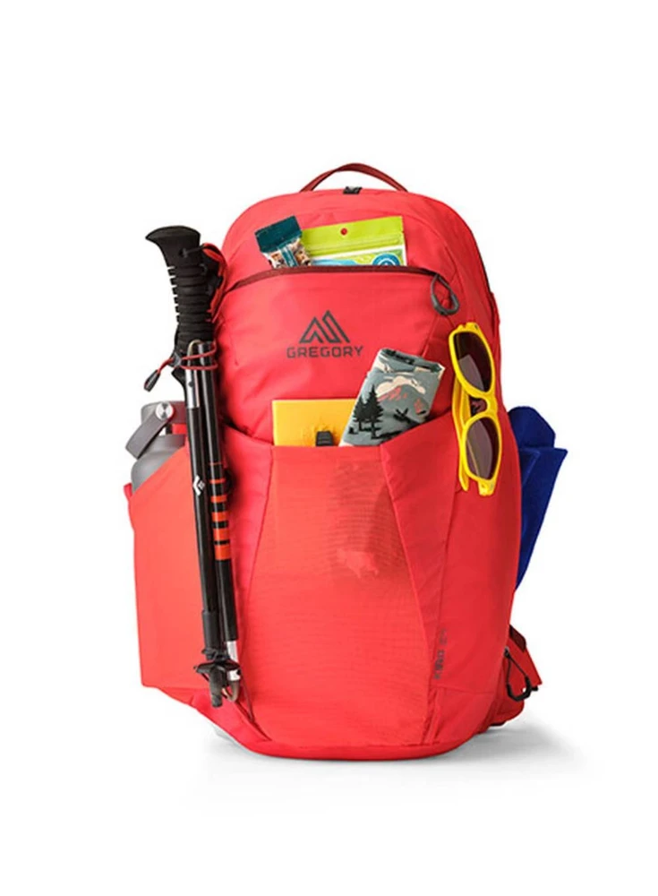Gregory Kiro 24 Rc kuprinė – 24l, raudona, universali