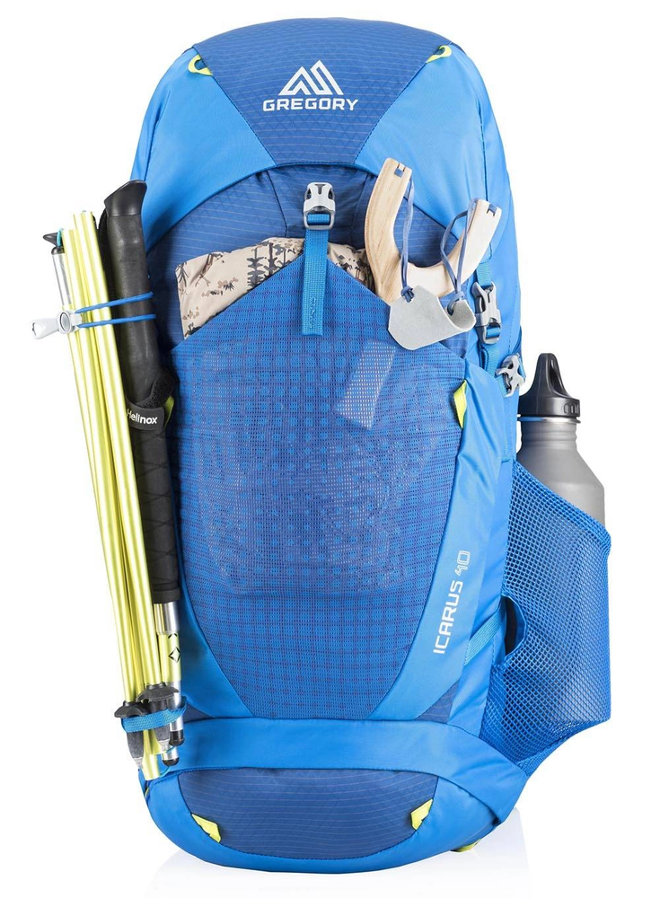 Vaikiška turistinė kuprinė Gregory Icarus 40 - mėlynos (hyper blue) spalvos