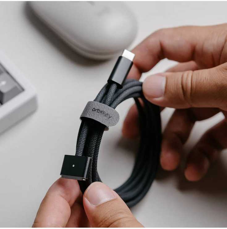 „Orbitkey“ – daugkartinio naudojimo kabelių raišteliai – 6 vnt. pakuotė