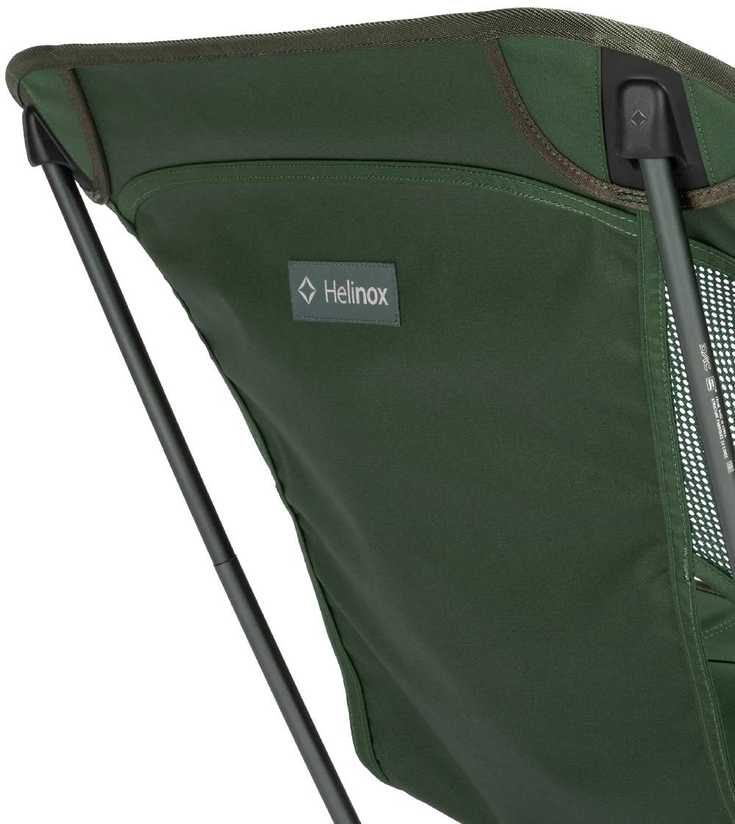 Carruzzo Helinox Chair One (RE) Turistinė kėdė 4 kojos Juoda, Žalia