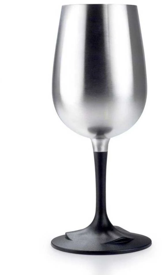 Metalinė taurė vynui GSI Outdoors Nesting Wine Glass Glacier SS
