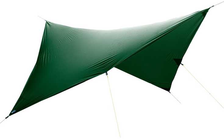 Tarp'as kelioninis Ticket To The Moon, žalias, 250 x 250 cm
