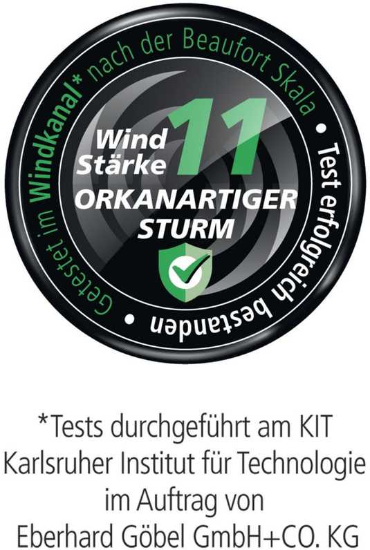 Carruzzo Automatinis skėtis nuo lietaus EuroSCHIRM light trek, oranžinis, stiklo pluošto, poliesterio, kompaktiškas