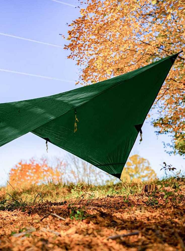 Tarp'as kelioninis Ticket To The Moon, žalias, 250 x 250 cm