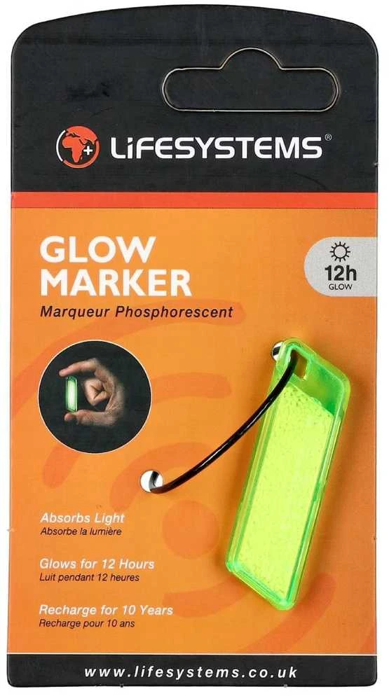 Tamsoje šviečiantis daiktų žymeklis Lifesystems Glow Marker - Žalia